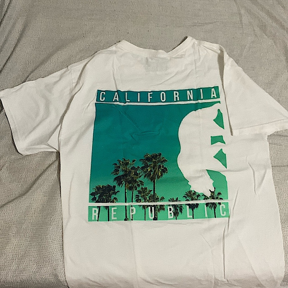The Young and Wild California tee shirt